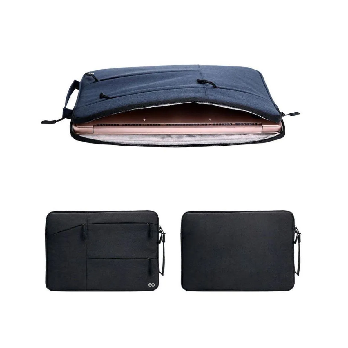Foto 2 | Funda Protectora Bolsa Impermeable Portátil 14'' Gris Eo Safe Imports Eo-2248-1 Negro