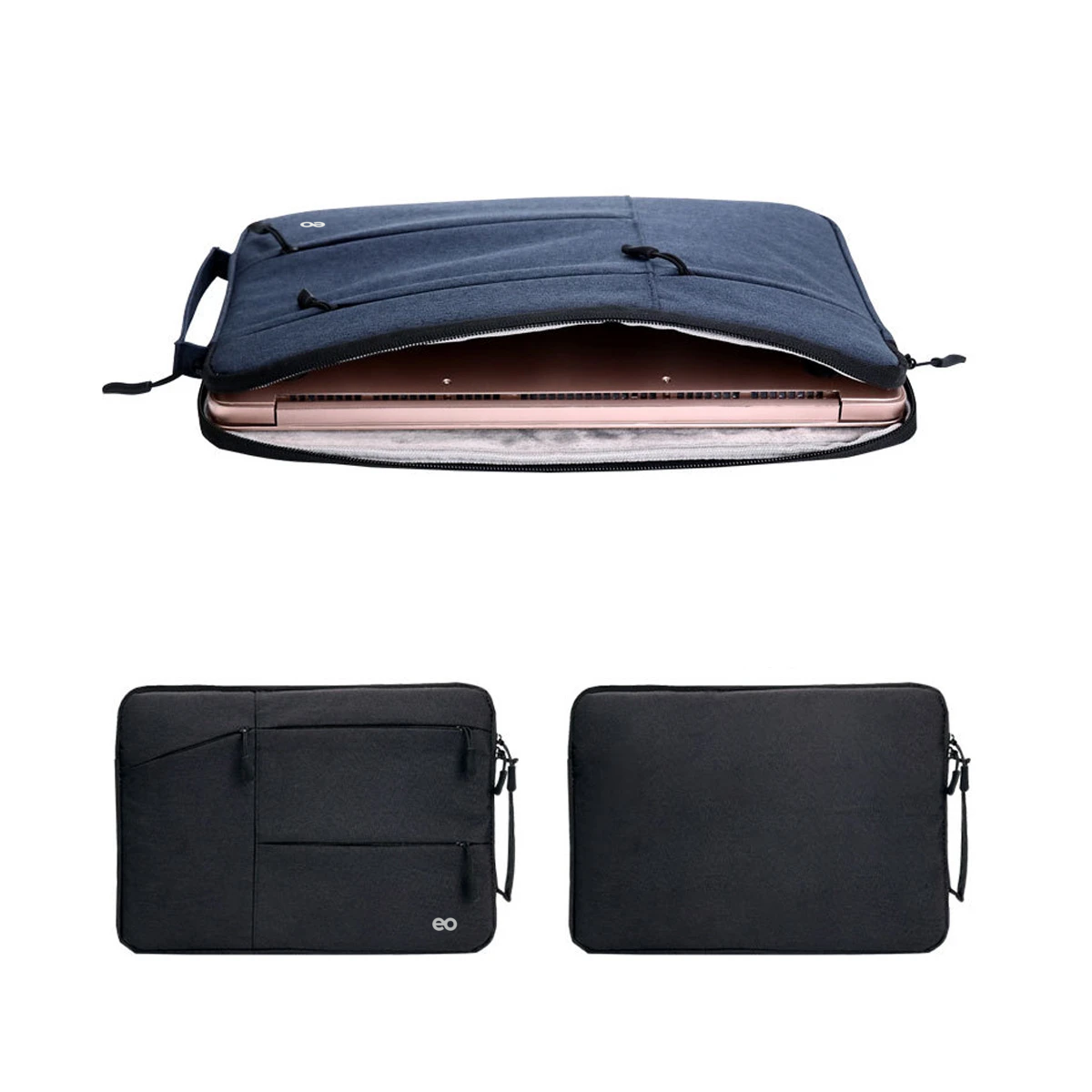 Foto 3 | Funda Protectora Para Portátil Bolsa Prueba Golpe 15.6'' Eo Safe Imports Esi-6445-1 Negro