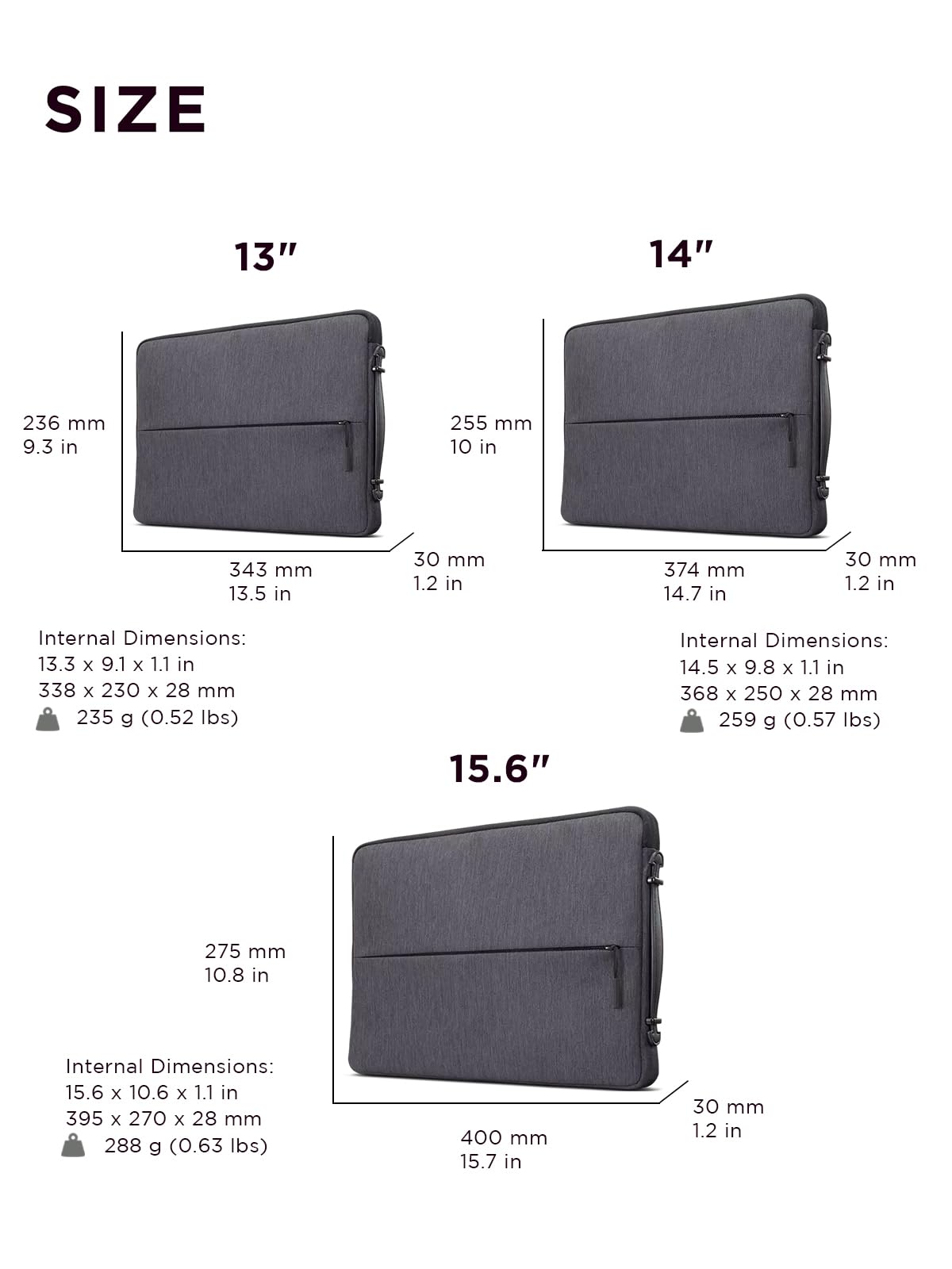 Foto 8 pulgar | Funda Para Portátil Lenovo Urban De 15.6 Pulgadas Para Macbook Air/pro, Color Carbón - Venta Internacional.