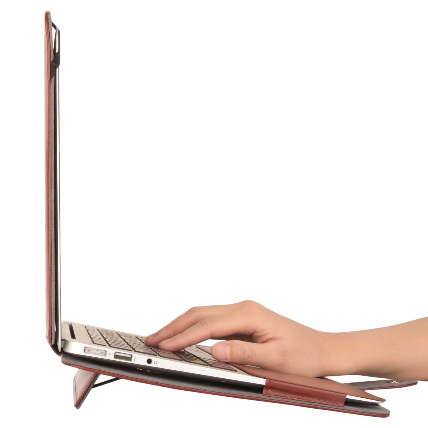 Foto 5 | Funda Mosiso De Piel Sintética Compatible Con Macbook Air De 11 Pulgadas - Venta Internacional.
