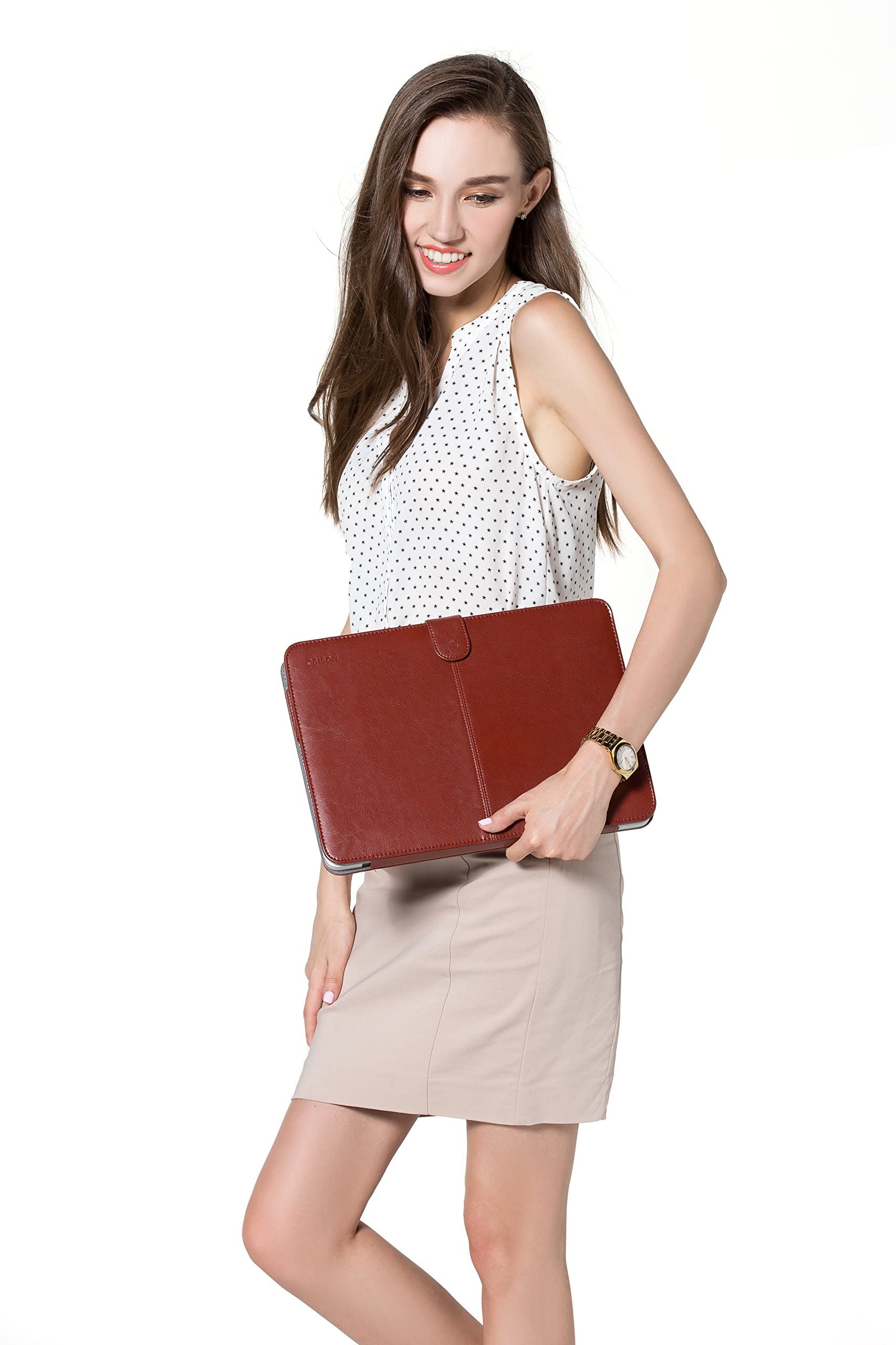 Foto 6 | Funda Mosiso De Piel Sintética Compatible Con Macbook Air De 11 Pulgadas - Venta Internacional.