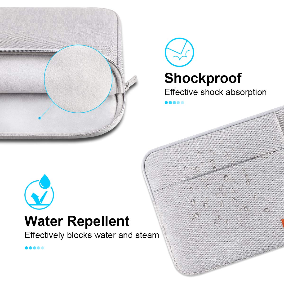 Foto 4 pulgar | Funda Para Portátil Lacdo Para Macbook Air/pro De 13 Pulgadas, Gris - Venta Internacional.