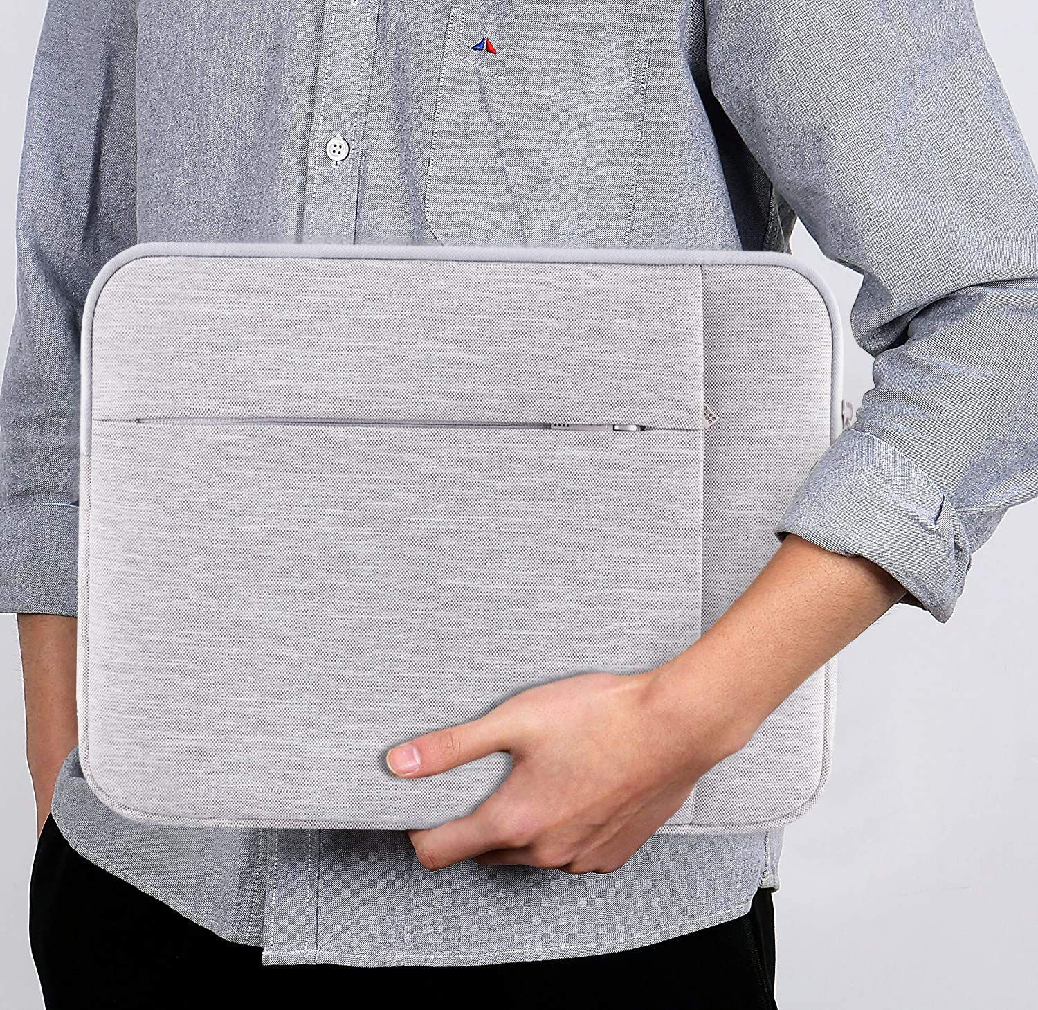 Foto 7 pulgar | Funda Para Portátil Lacdo Para Macbook Air/pro De 13 Pulgadas, Gris - Venta Internacional.