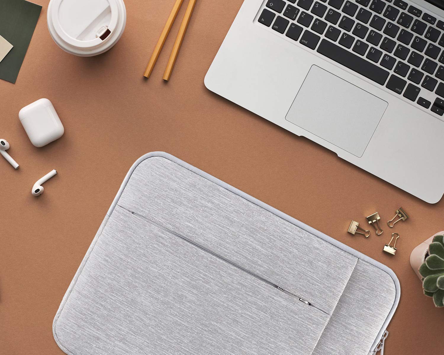 Foto 8 pulgar | Funda Para Portátil Lacdo Para Macbook Air/pro De 13 Pulgadas, Gris - Venta Internacional.