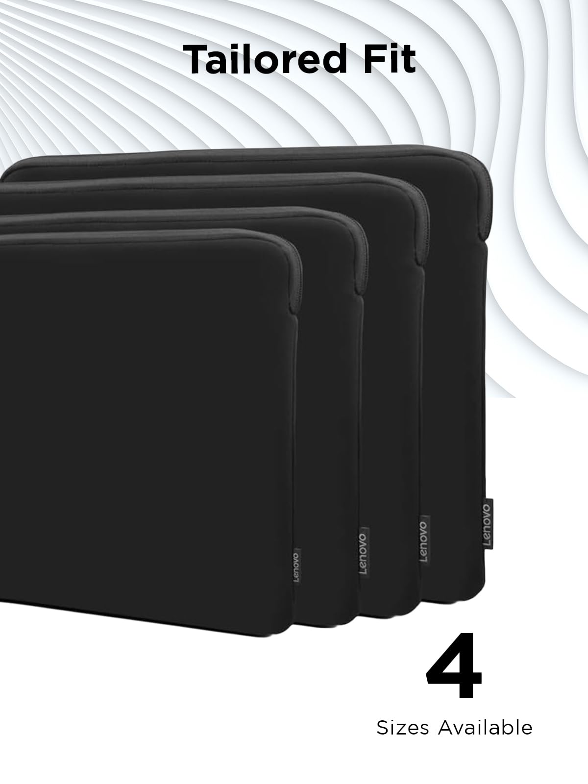 Foto 3 pulgar | Funda de Neopreno Negra para Portátil Lenovo 15.6 Pulgadas - Venta Internacional