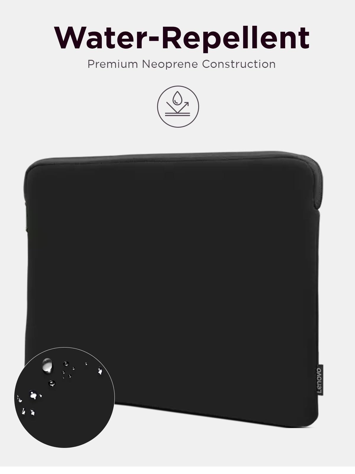 Foto 5 pulgar | Funda de Neopreno Negra para Portátil Lenovo 15.6 Pulgadas - Venta Internacional