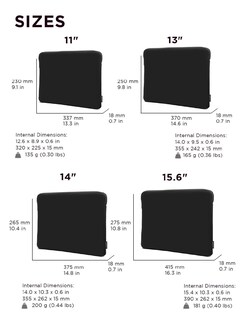 Foto 6 | Funda de Neopreno Negra para Portátil Lenovo 15.6 Pulgadas - Venta Internacional