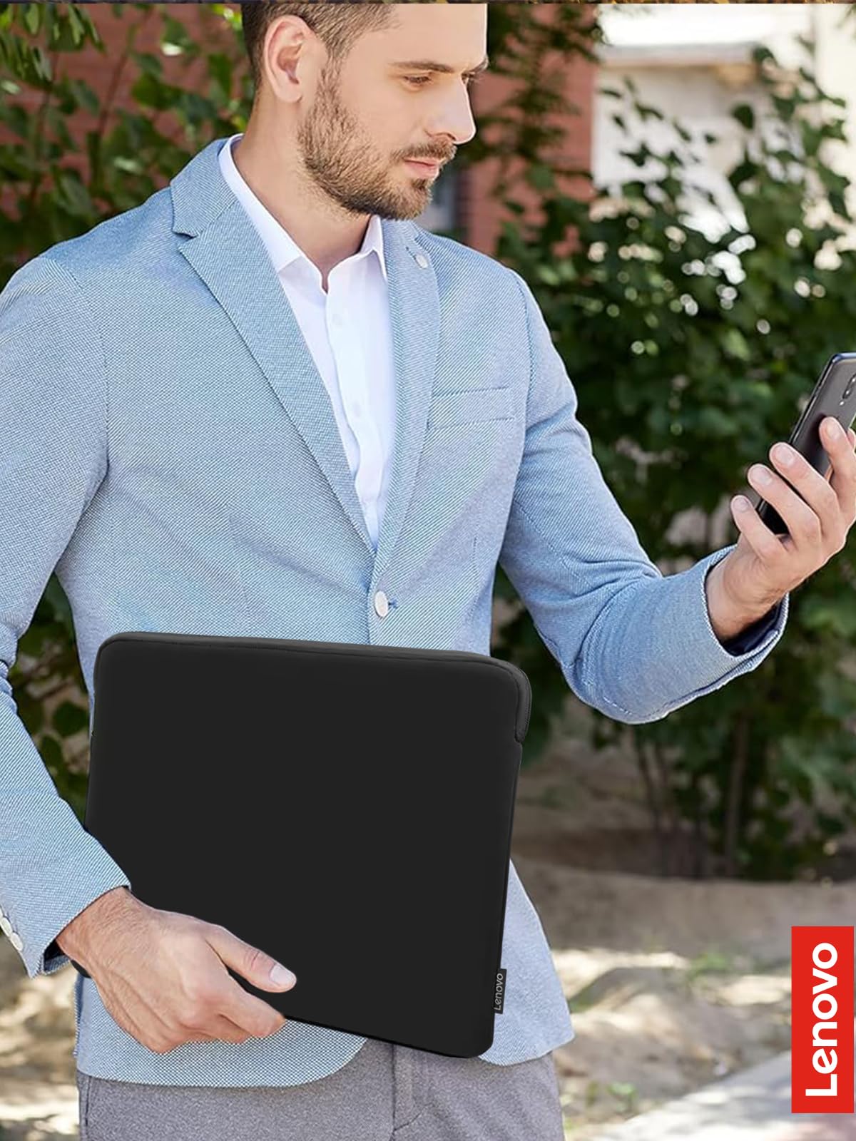 Foto 8 pulgar | Funda de Neopreno Negra para Portátil Lenovo 15.6 Pulgadas - Venta Internacional
