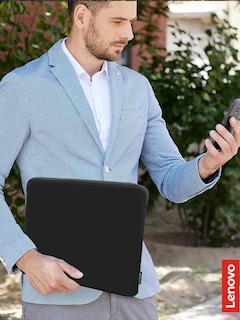 Foto 7 | Funda de Neopreno Negra para Portátil Lenovo 15.6 Pulgadas - Venta Internacional