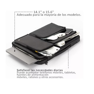 Foto 2 | Funda Maletin Protectora Laptop 15.6'' Impermeable Eo Safe Imports Esi-14319-1 Negro