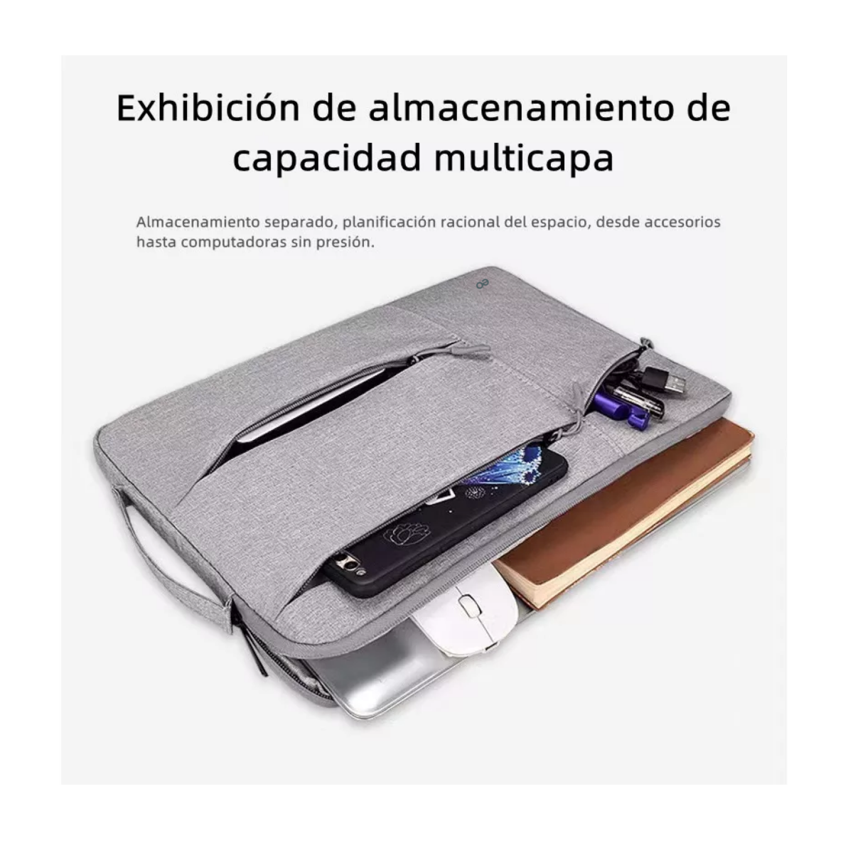 Foto 3 pulgar | Funda Protectora Para Portátil Bolsa Prueba Golpe 15.6’’ Eo Safe Imports Esi-6444-1 Gris