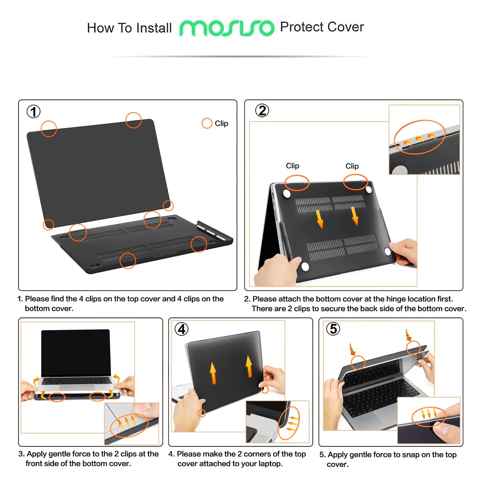 Foto 4 pulgar | Funda Mosiso Compatible Con Macbook Pro De 14 Pulgadas 2021-2025 - Venta Internacional.