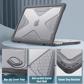 Foto 6 | Funda Fintie Para Macbook Pro 14 Pulgadas A3401 A3185 A3112 Gris - Venta Internacional.