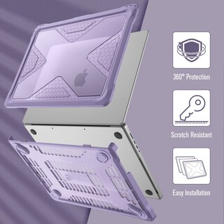 Foto 3 | Funda Fintie Para Macbook Pro 14 Pulgadas A3401 A3185 A3112 Lila - Venta Internacional.