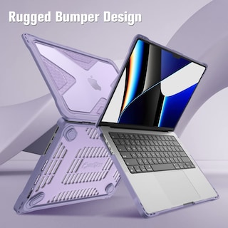 Foto 4 | Funda Fintie Para Macbook Pro 14 Pulgadas A3401 A3185 A3112 Lila - Venta Internacional.