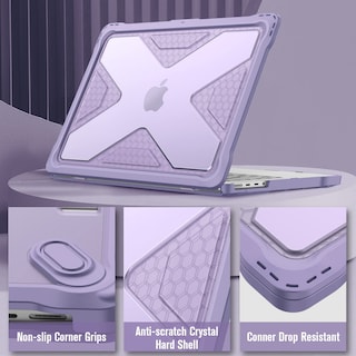 Foto 5 | Funda Fintie Para Macbook Pro 14 Pulgadas A3401 A3185 A3112 Lila - Venta Internacional.
