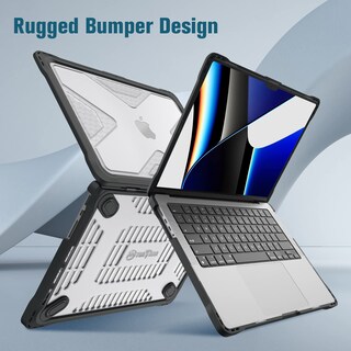 Foto 4 | Funda Fintie Para Macbook Pro 14 Pulgadas A3401 A3185 A3112 Transparente - Venta Internacional.