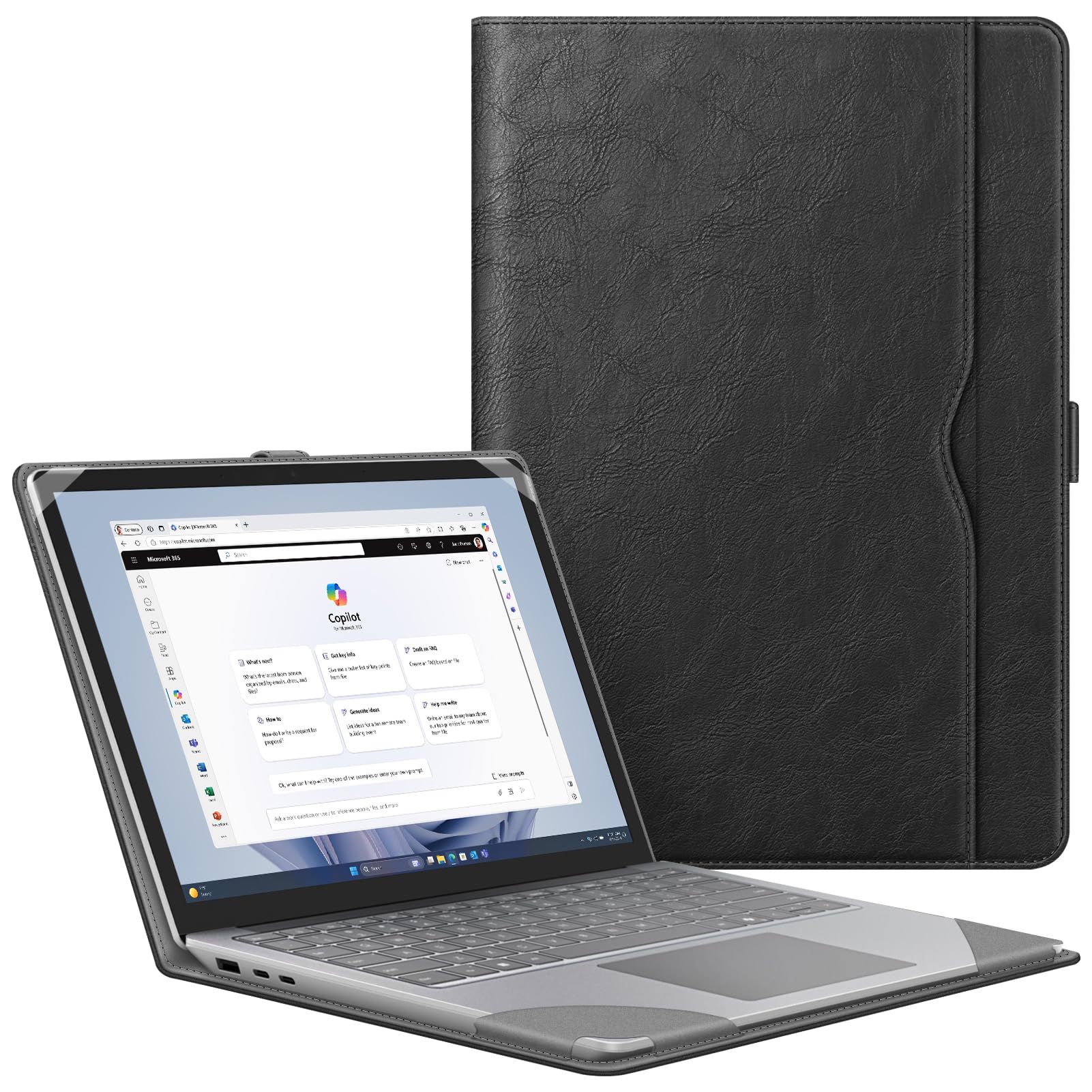 Foto 2 pulgar | Funda Fintie Para Portátil Microsoft Surface De 15 Pulgadas, Color Negro - Venta Internacional.
