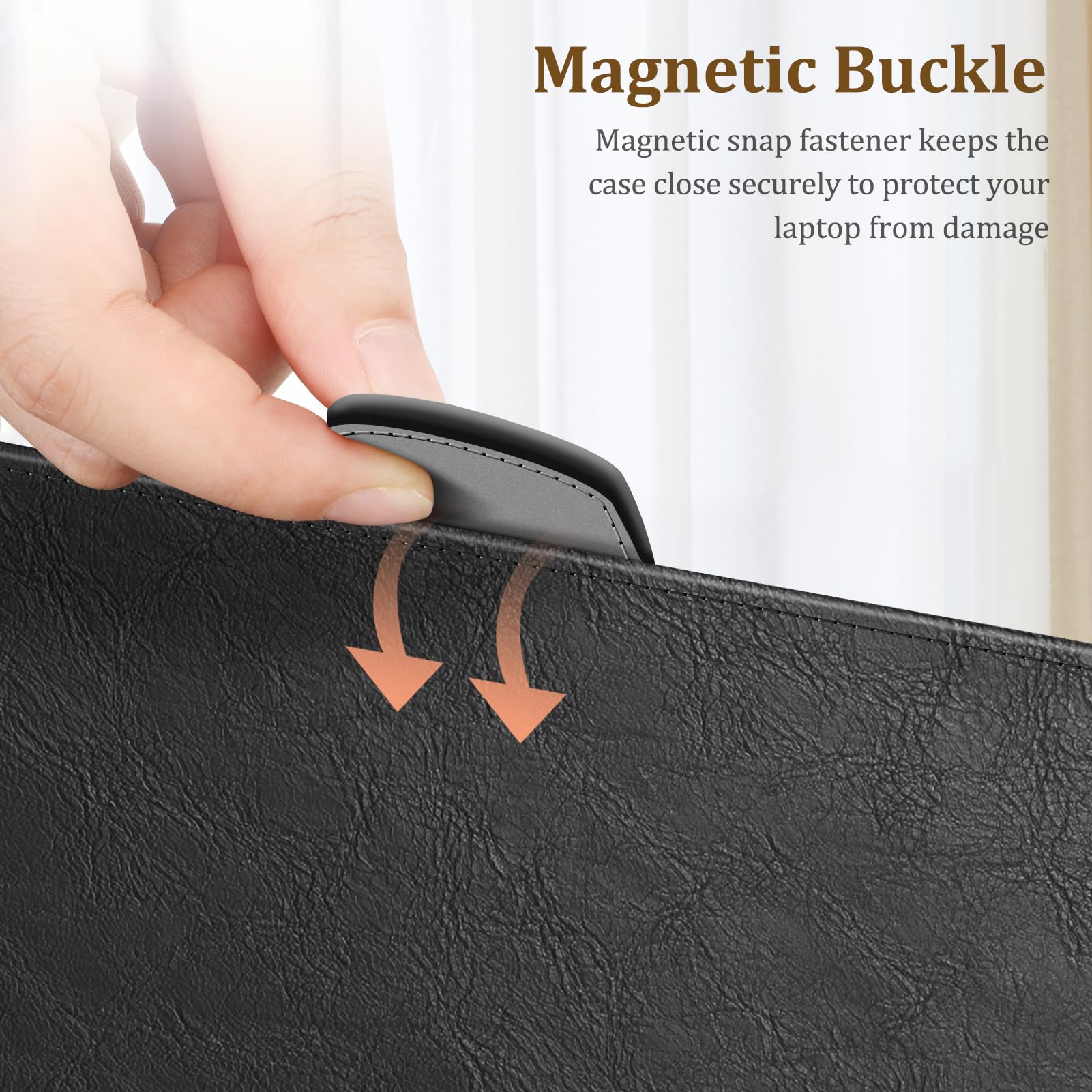 Foto 6 | Funda Fintie Para Portátil Microsoft Surface De 15 Pulgadas, Color Negro - Venta Internacional.