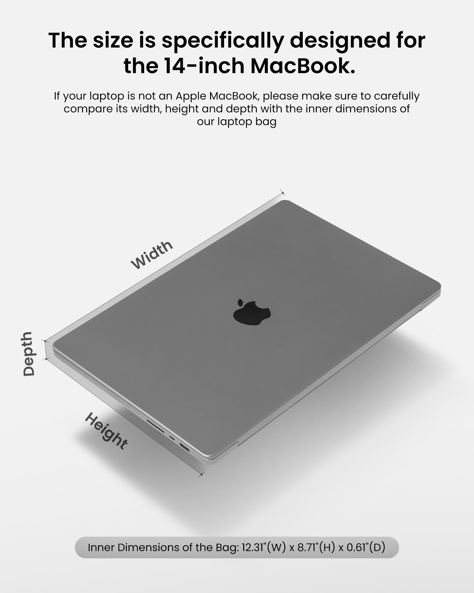 Foto 3 pulgar | Funda Protectora Tomtoc 360 Para Portátil Macbook Pro De 14 Pulgadas - Venta Internacional.