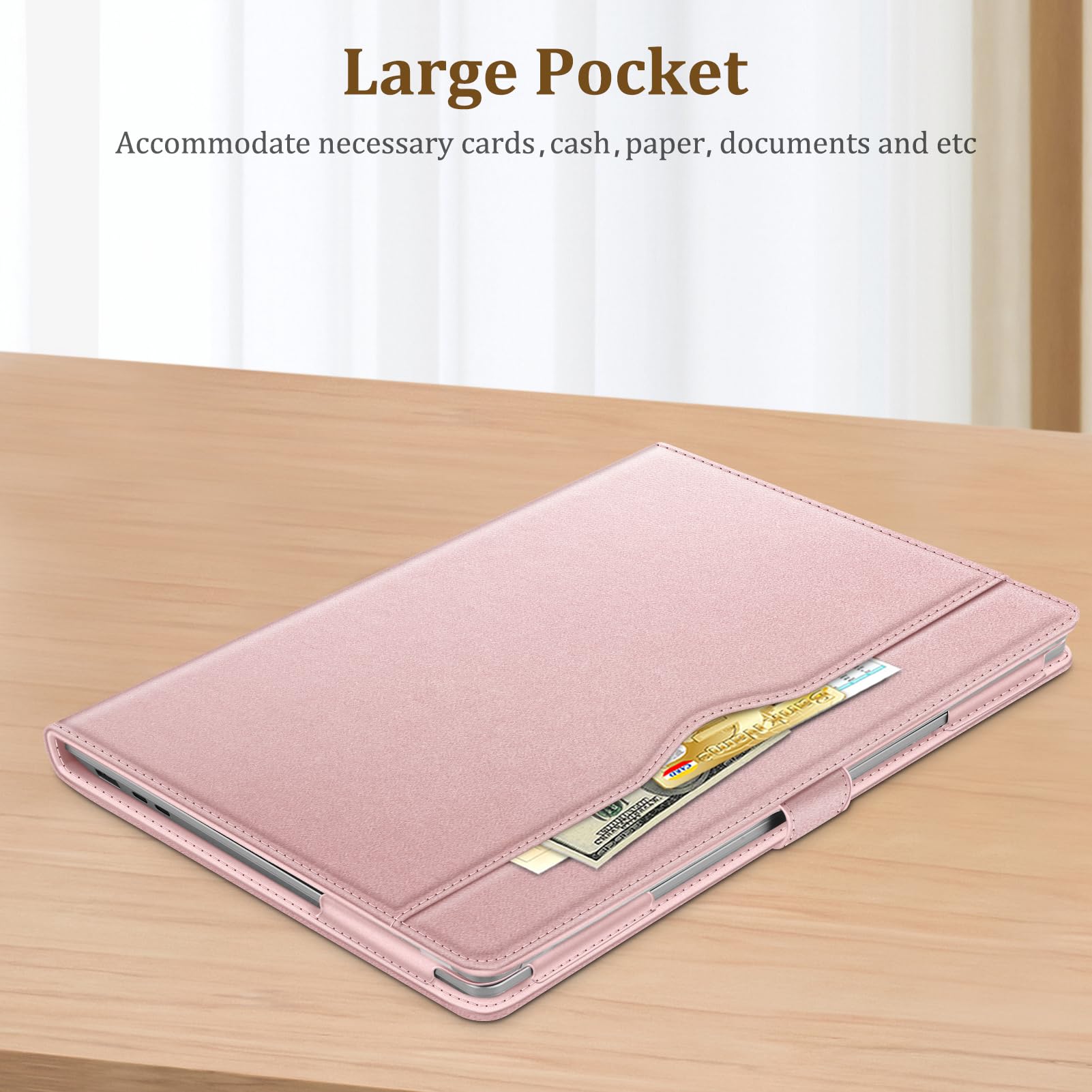 Foto 5 pulgar | Funda Fintie Para Portátil Microsoft Surface De 15 Pulgadas Rose Go - Venta Internacional.