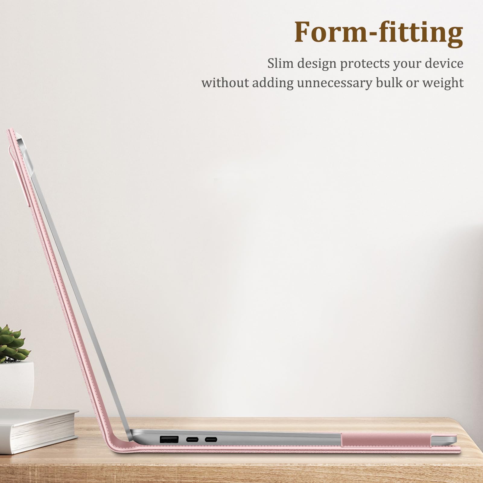 Foto 6 pulgar | Funda Fintie Para Portátil Microsoft Surface De 15 Pulgadas Rose Go - Venta Internacional.
