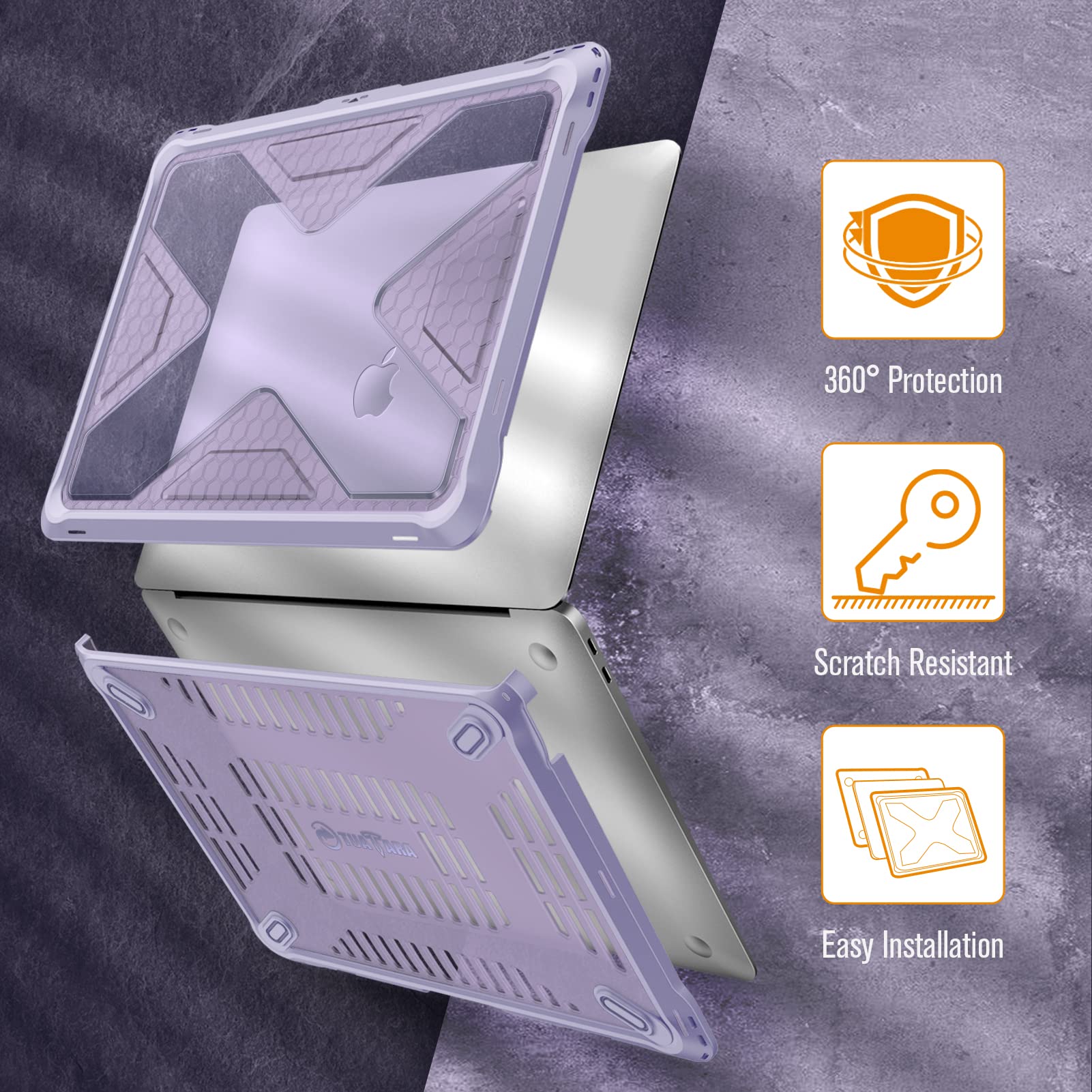 Foto 3 | Funda Fintie Para Macbook Air 13 A2337 (m1) /a2179/a1932 - Venta Internacional.