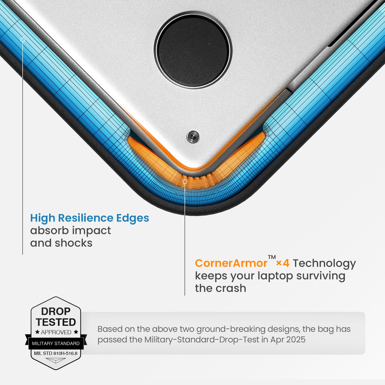 Foto 5 pulgar | Funda Protectora Tomtoc 360° para Portátil de 13 Pulgadas - Venta Internacional