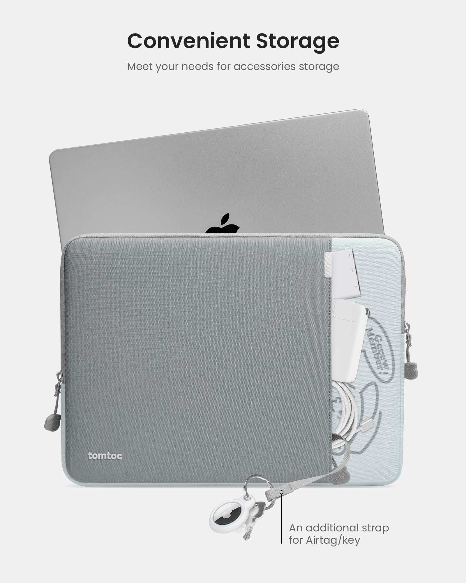 Foto 7 pulgar | Funda Protectora Tomtoc 360° para Portátil de 13 Pulgadas - Venta Internacional