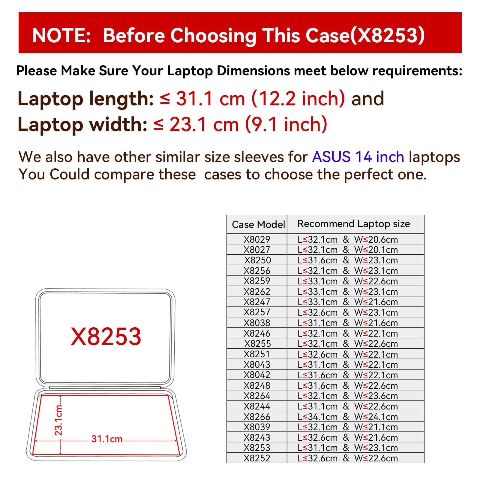 Foto 2 | Funda Protectora Smatree Para Asus Rog Zephyrus G14 14'' - Venta Internacional.