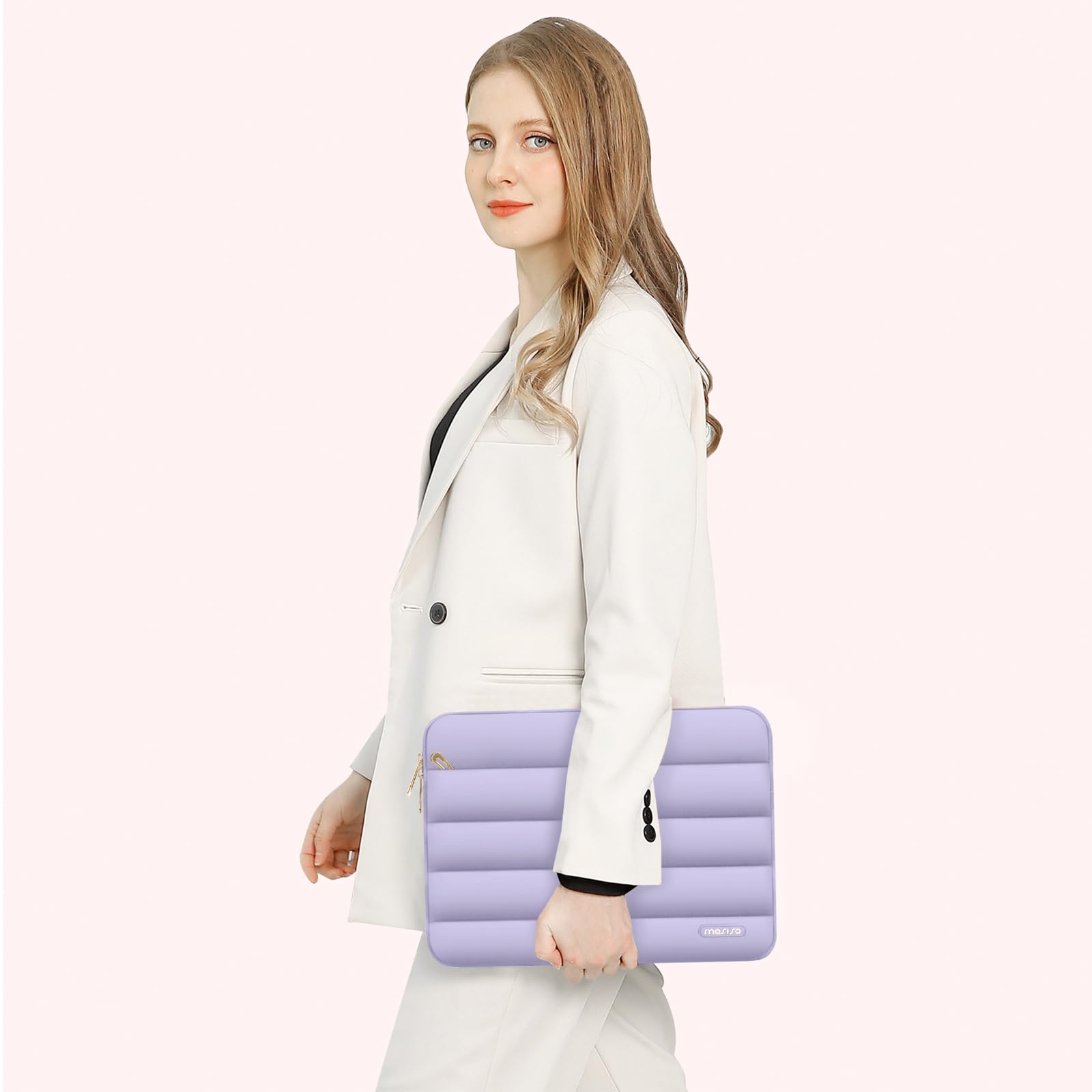 Foto 7 pulgar | Funda Para Portátil Mosiso De 13-14 Pulgadas Con Funda Abullonada Para Macbook Air 13 Pu - Venta Internacional.