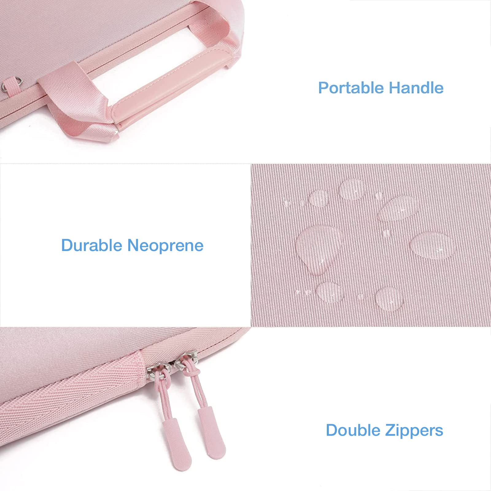 Foto 5 pulgar | Funda Para Portátil Mosiso Para Macbook Air/pro 13/14 De 13,3 Pulgadas, Rosa - Venta Internacional.
