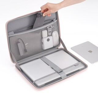 Foto 4 | Funda Para Portátil Doiso 15.6 Pulgadas A Prueba De Golpes E Impermeable, Rosa - Venta Internacional.