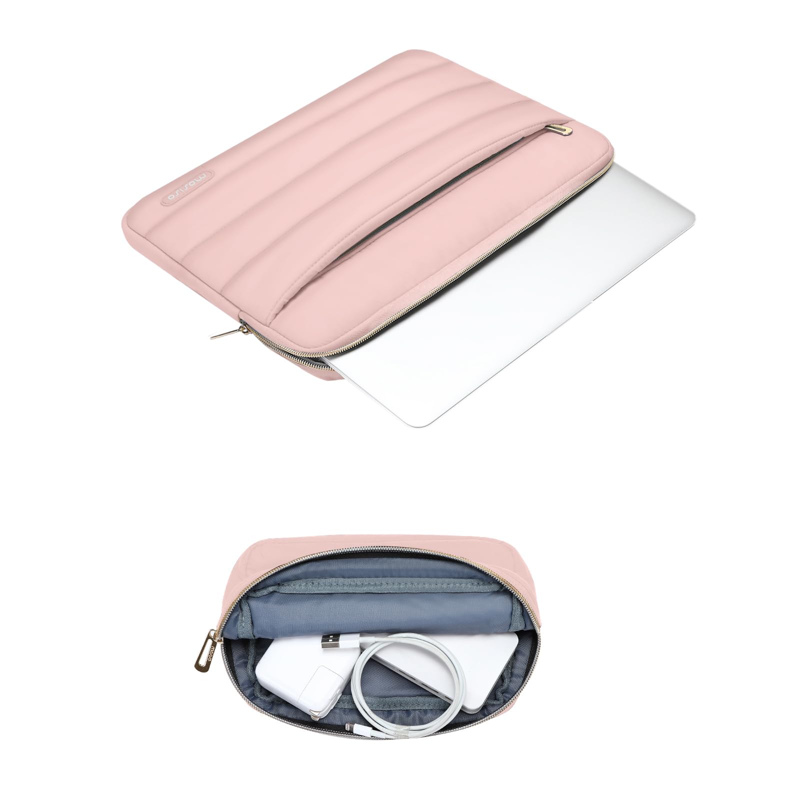 Foto 3 | Funda Para Portátil Mosiso De 13-14 Pulgadas Con Funda Abullonada Para Macbook Air/pro - Venta Internacional.