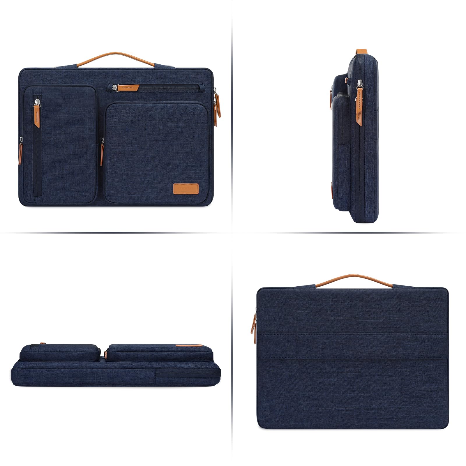 Foto 8 pulgar | Funda Protectora Para Portátil Mosiso 360 De 13,3 Pulgadas, Color Azul Marino - Venta Internacional.