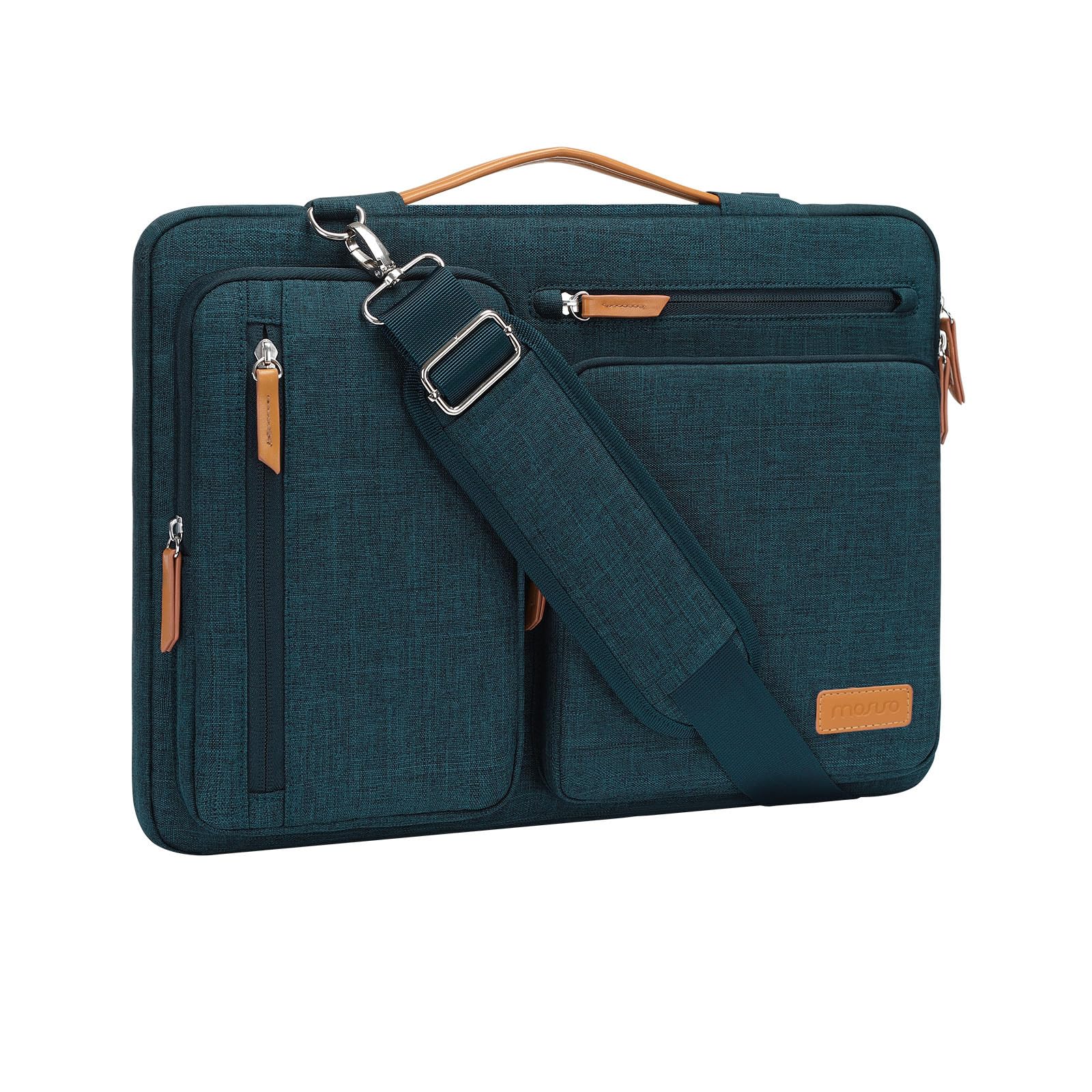 Foto 1 | Bolso De Hombro Para Portátil Mosiso 360 Protective 15-15.6 Pulgadas, Verde Azulado - Venta Internacional.