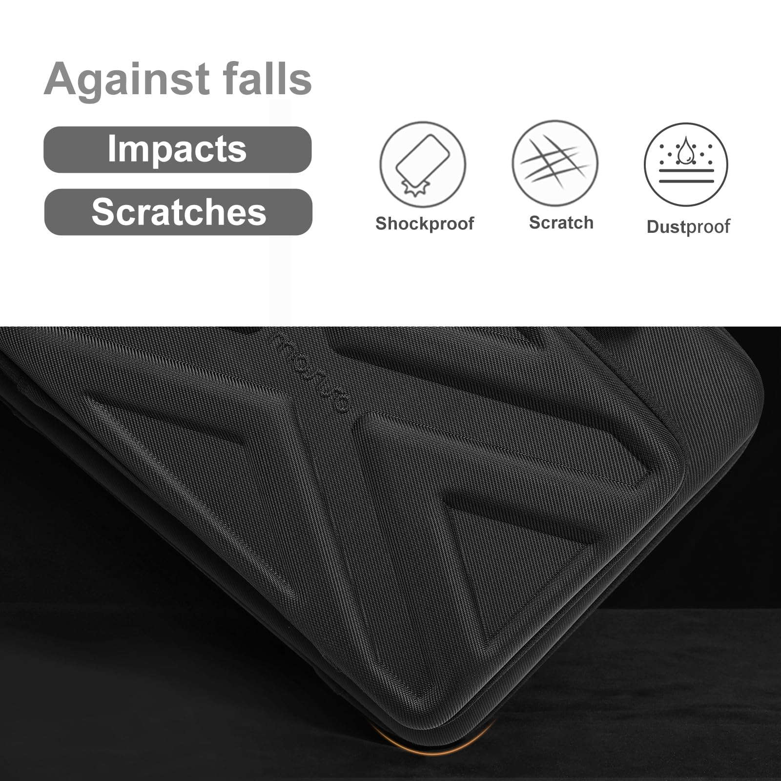 Foto 4 | Funda Rígida Para Portátil Mosiso De 15,6 A 16 Pulgadas A Prueba De Golpes E Impermeable - Venta Internacional.