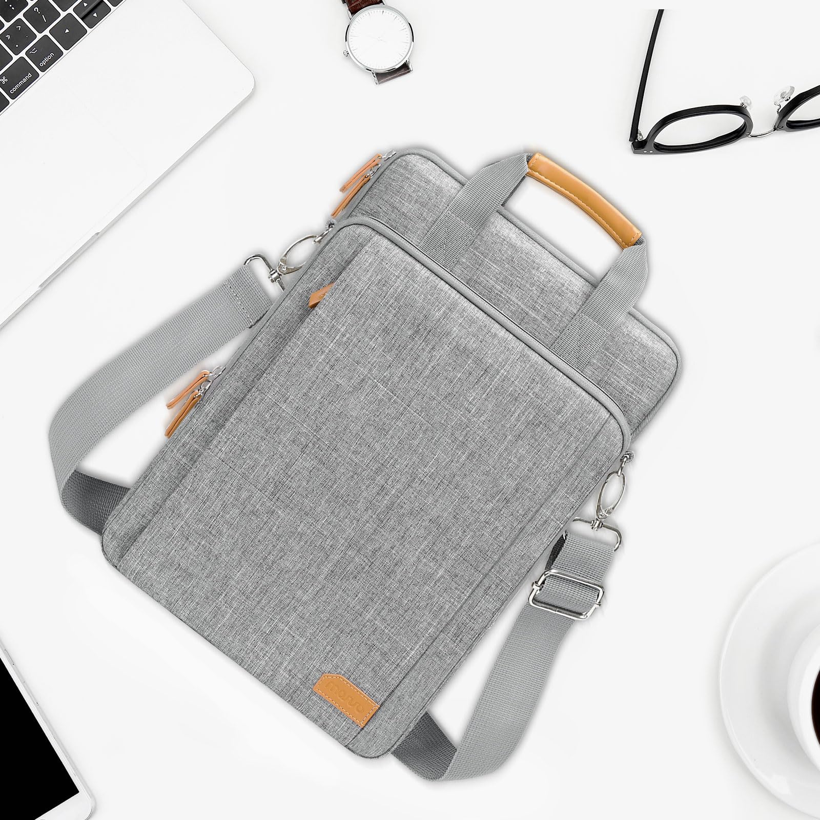 Foto 7 | Funda Protectora Para Portátil Mosiso 360, Bolsa Vertical Para Ordenador Portátil De 15,6 Pulgadas,  - Venta Intern