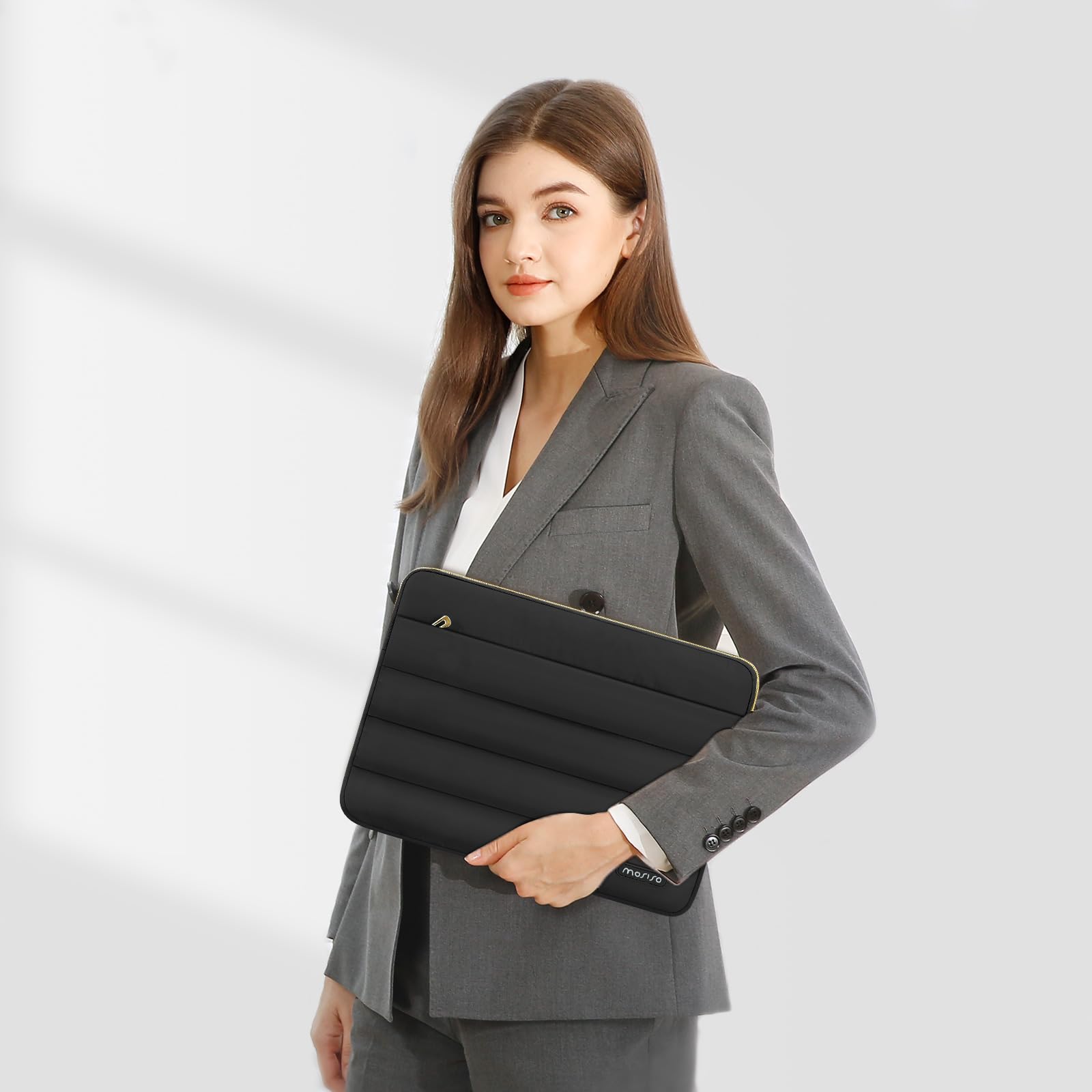 Foto 7 pulgar | Funda Mosiso Para Portátil De 15 A 15,6 Pulgadas, Funda Acolchada Para Portátil De 16 Pulgadas Compa - Venta Intern