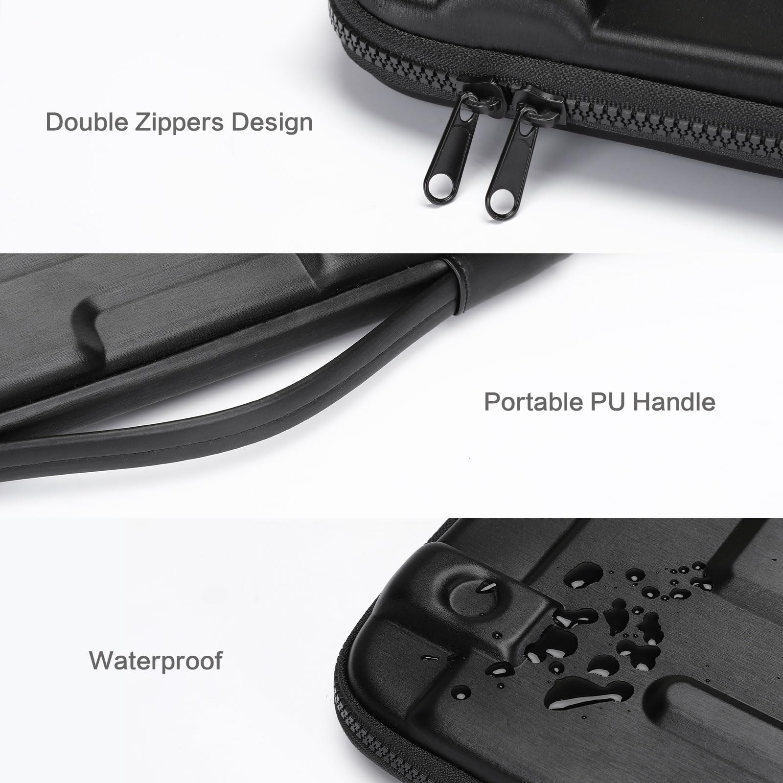 Foto 4 | Funda Rígida Mosiso Para Portátil De 15.6 Pulgadas, Color Negro Waterpr - Venta Internacional.
