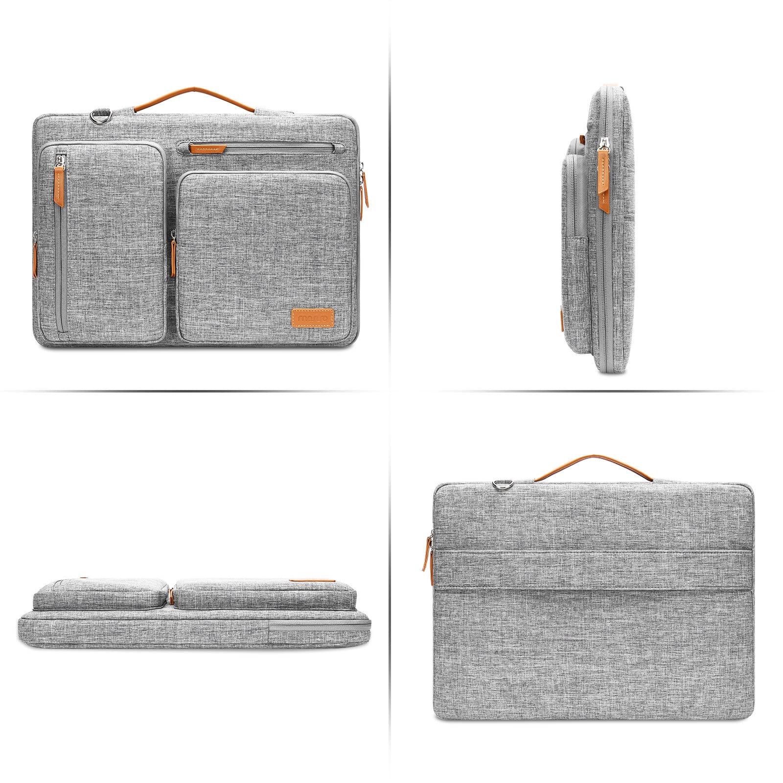 Foto 5 | Bandolera Para Portátil Mosiso 360 Protective 13 Pulgadas, Gris - Venta Internacional.