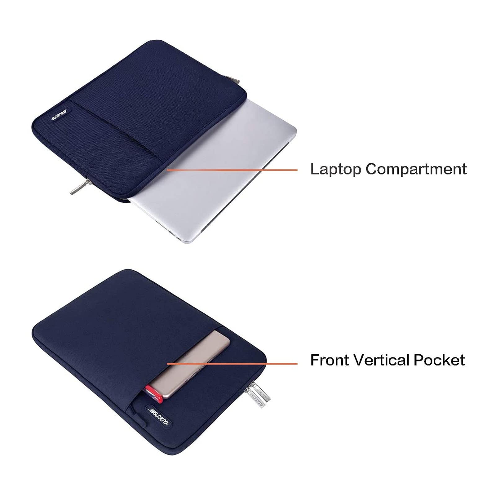 Foto 5 pulgar | Funda para Portátil Mosiso 13.3 Pulgadas Azul - Venta Internacional