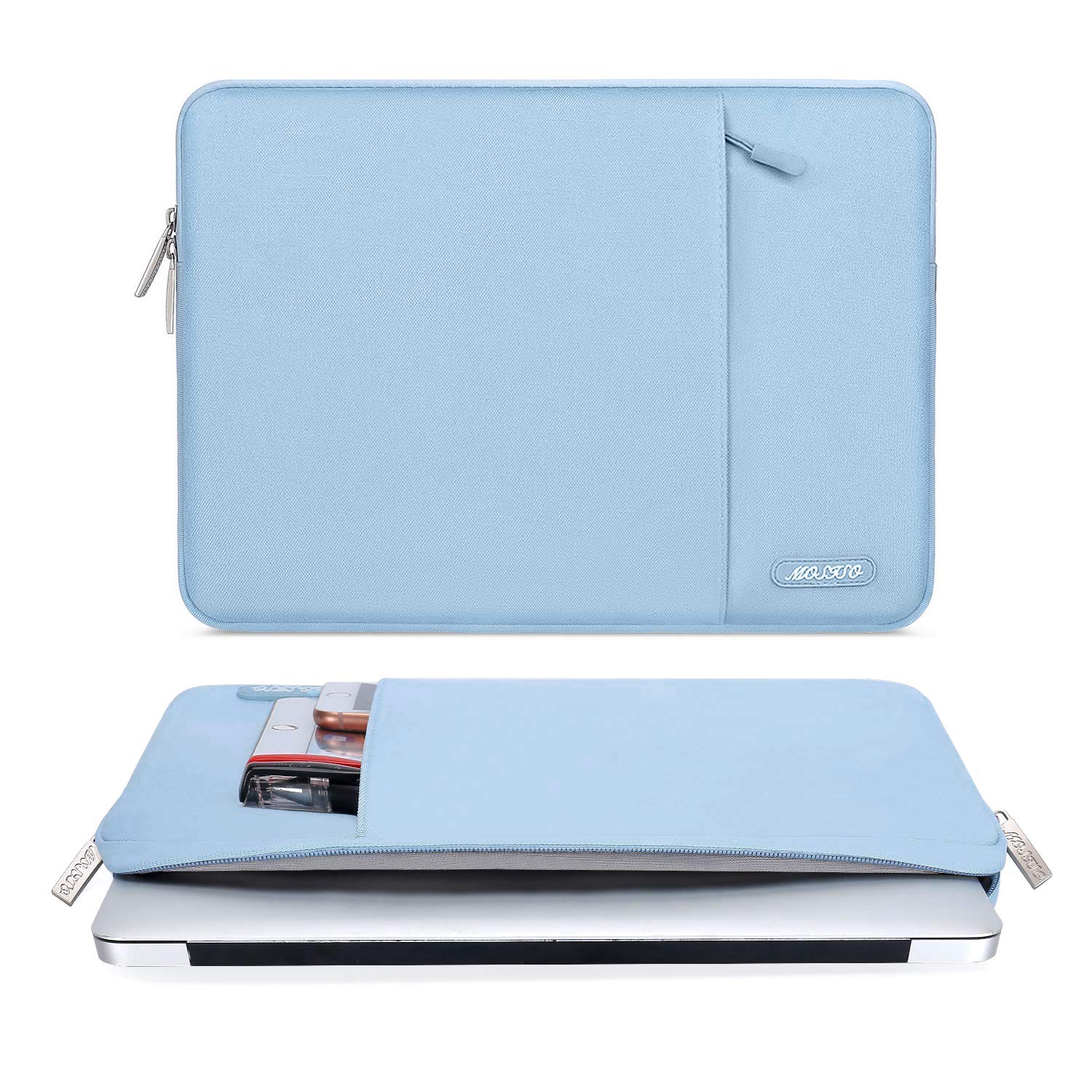 Foto 3 pulgar | Funda Para Portátil Mosiso Para Macbook Air/pro De 13 Pulgadas, Color Azul - Venta Internacional.