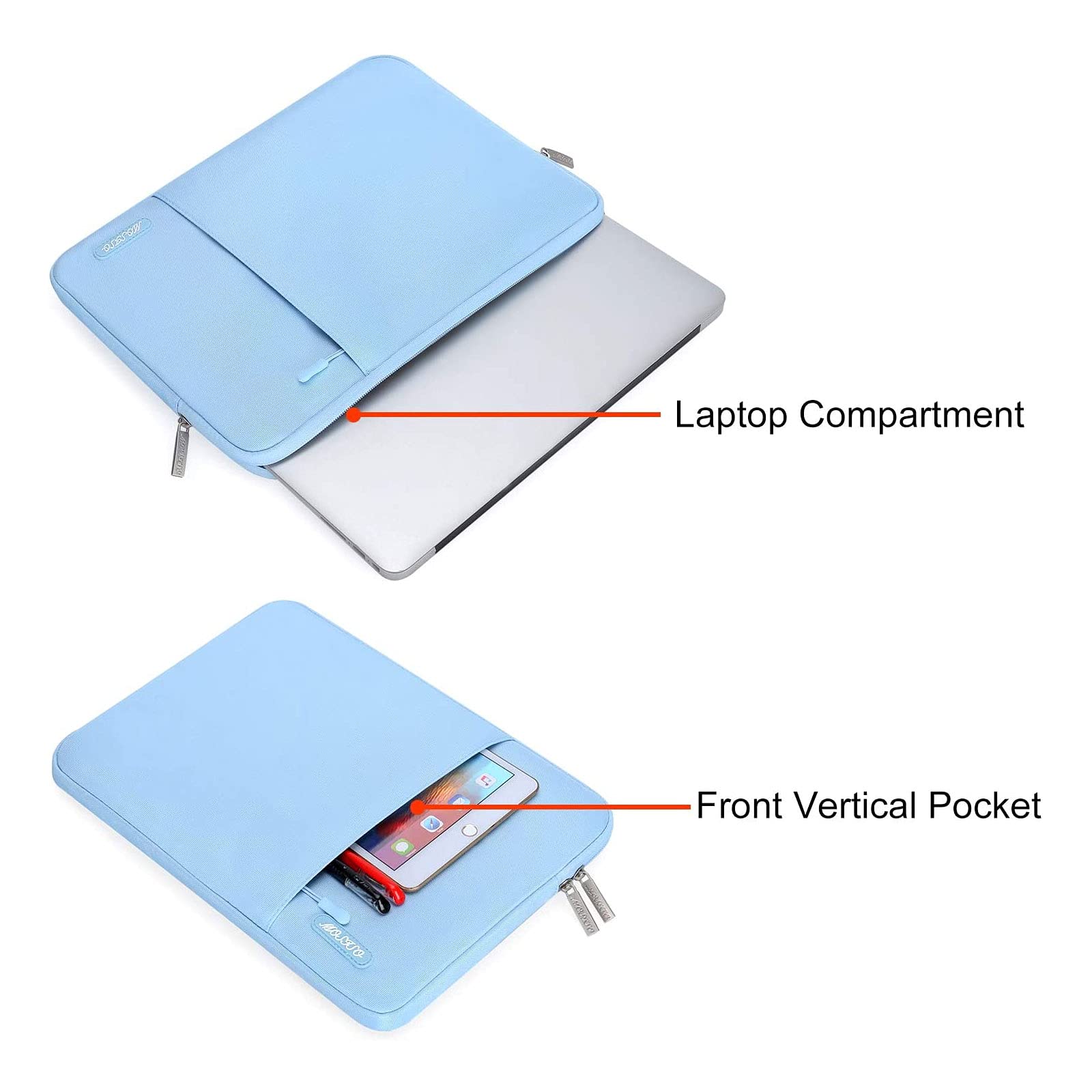 Foto 5 pulgar | Funda Para Portátil Mosiso Para Macbook Air/pro De 13 Pulgadas, Color Azul - Venta Internacional.