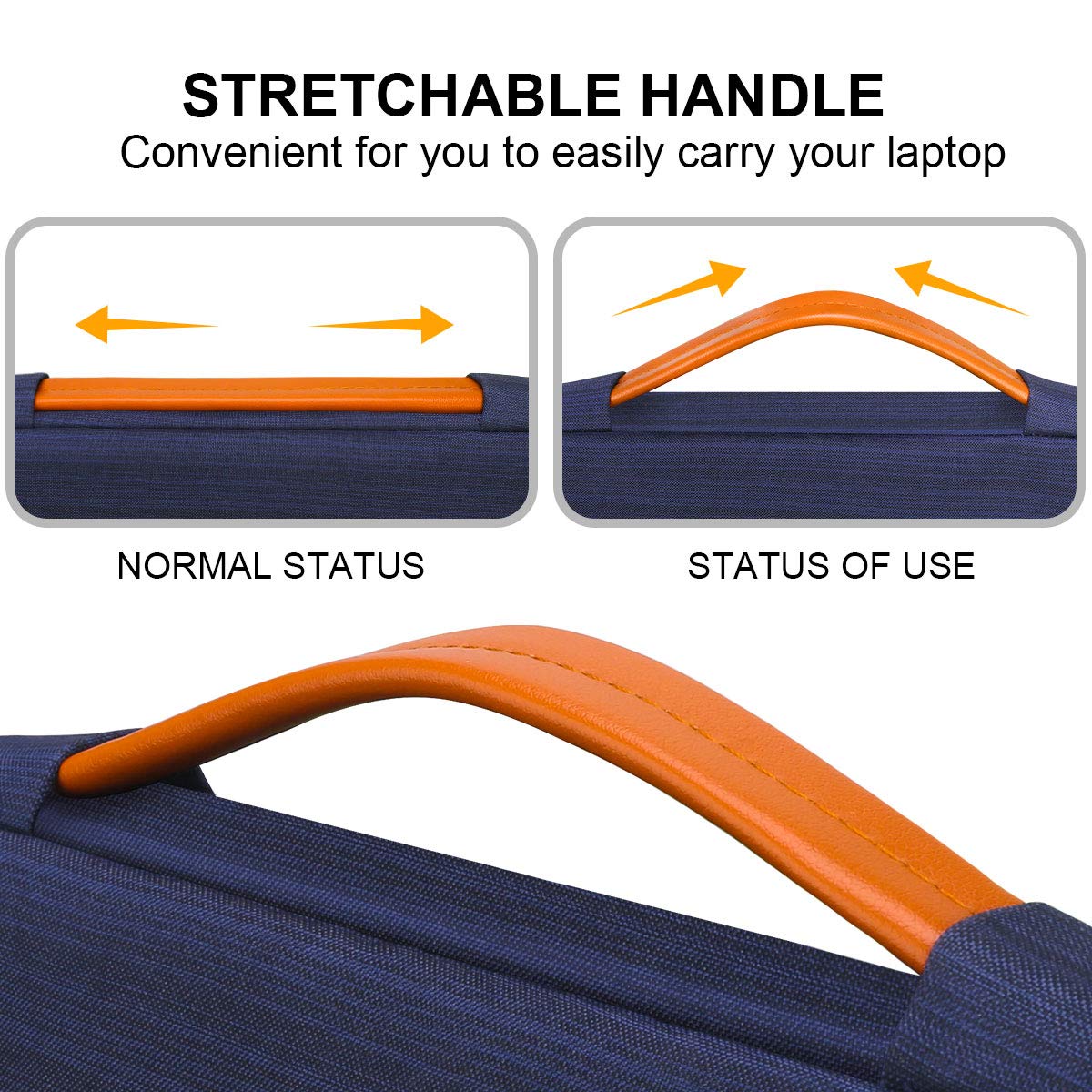 Foto 5 | Funda para Laptop 13 Pulgadas Lacdo Azul-Venta Internacional