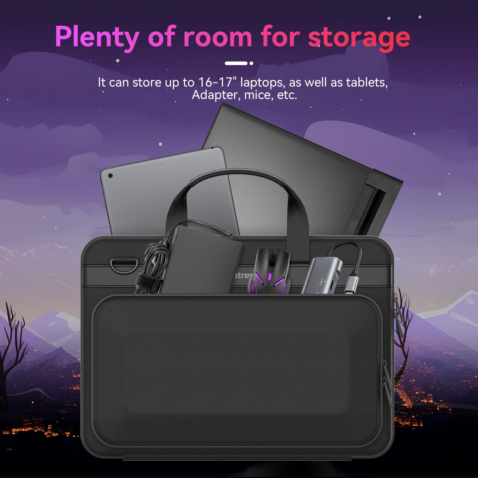 Foto 3 pulgar | Funda para Laptop de 16 Pulgadas Smatree Negro-Venta Internacional