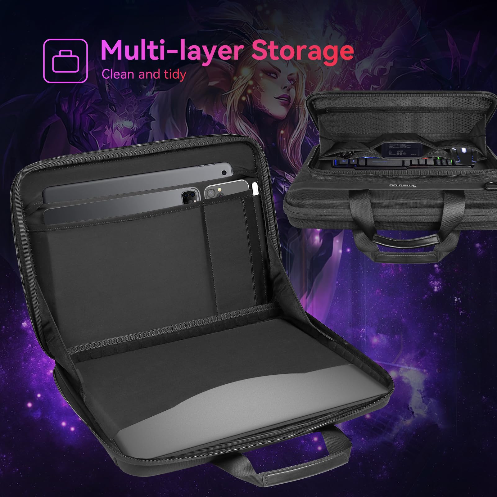 Foto 6 pulgar | Funda para Laptop de 16 Pulgadas Smatree Negro-Venta Internacional