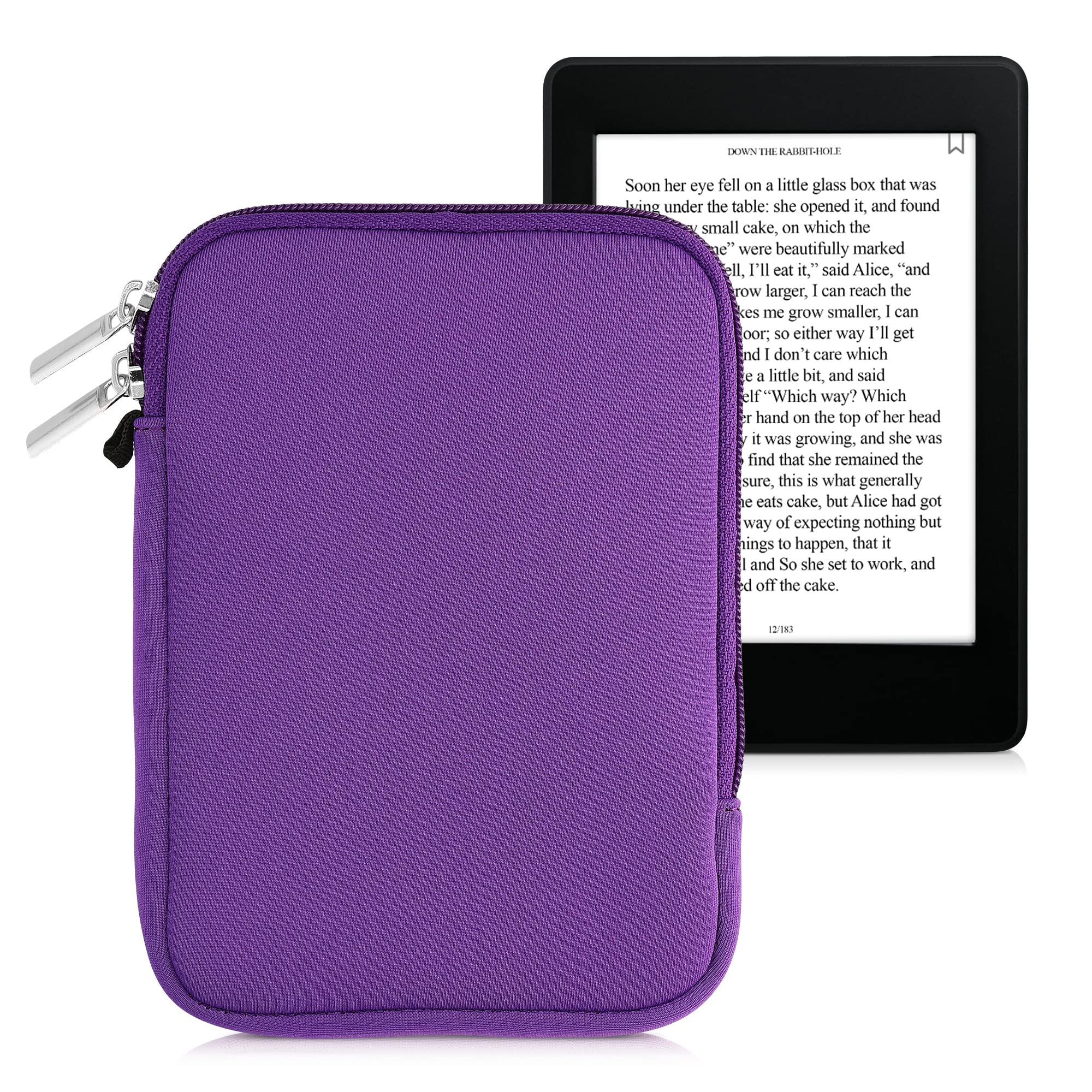 Foto 1 | Funda Para Lector De Libros Electrónicos Kwmobile, Neopreno, Tamaño 6, Universal, Violeta - Venta Internacional.