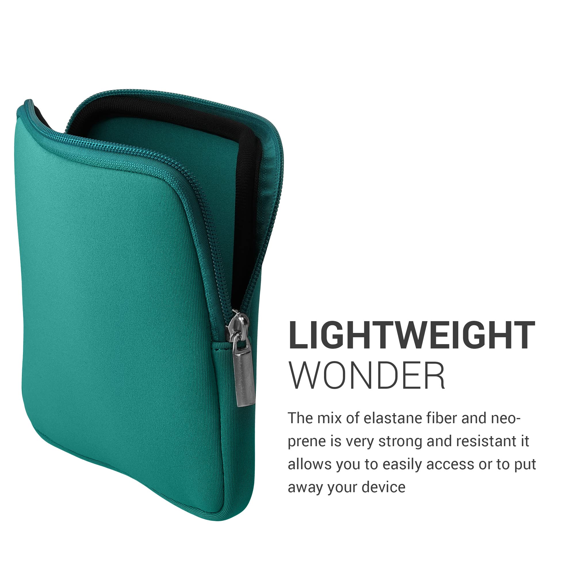 Foto 4 | Funda Para Lector De Libros Electrónicos Kwmobile, Neopreno, Tamaño 6.8-7, Universal, Gasolina - Venta Internacional.