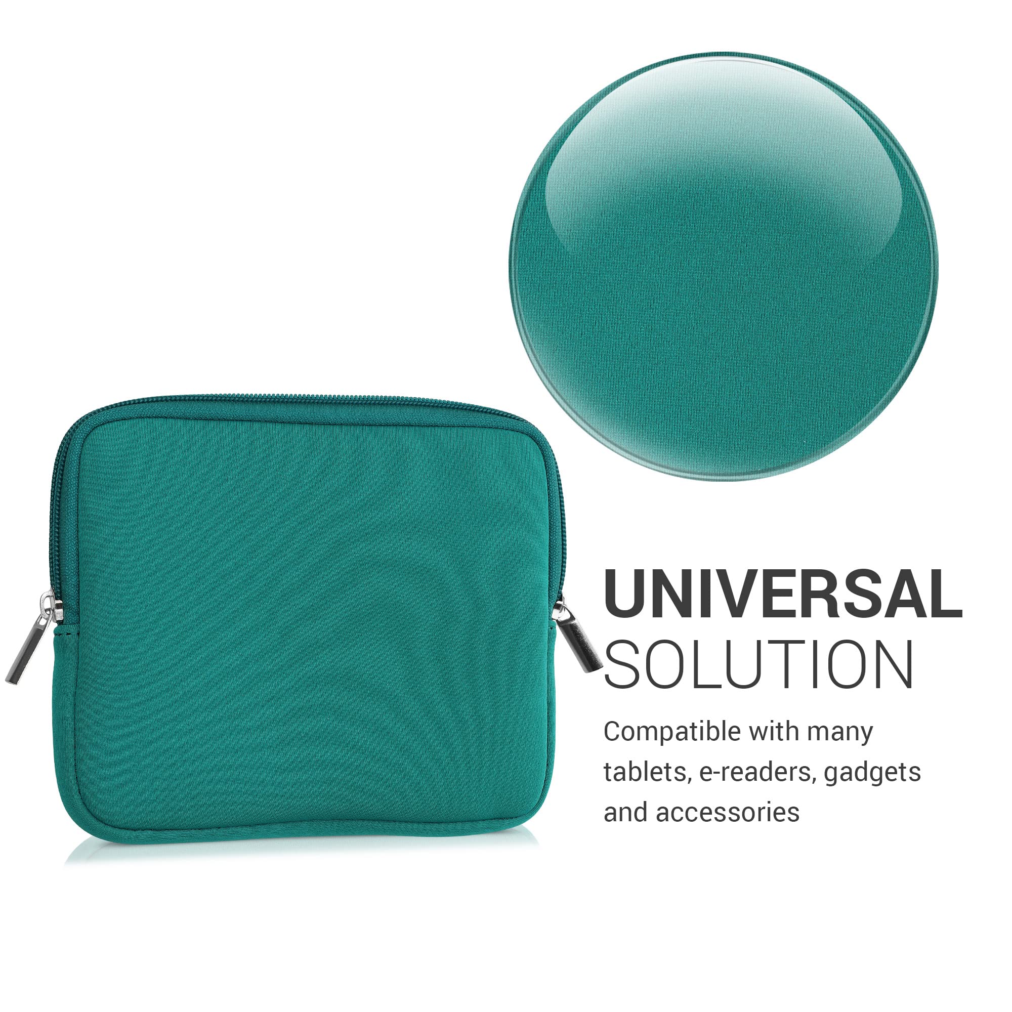 Foto 5 | Funda Para Lector De Libros Electrónicos Kwmobile, Neopreno, Tamaño 6.8-7, Universal, Gasolina - Venta Internacional.